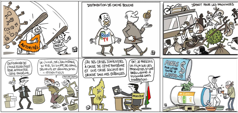 Dessins de presse Pov Covid-19