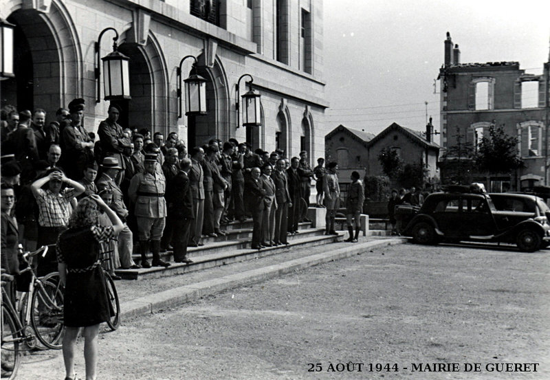 25 AOUT 1944 MAIRIE DE GUERET