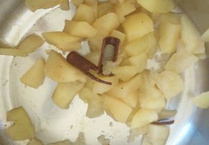 pomme au four sans sucre ajouté du chef Custos