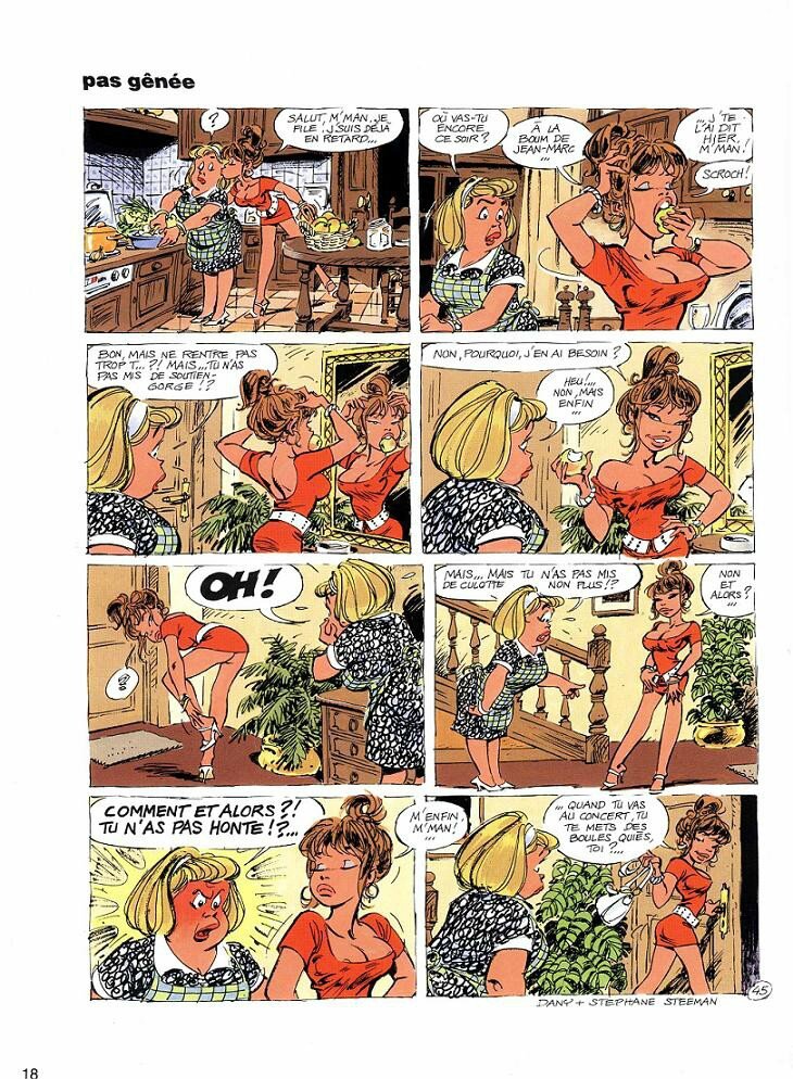 pas gênée