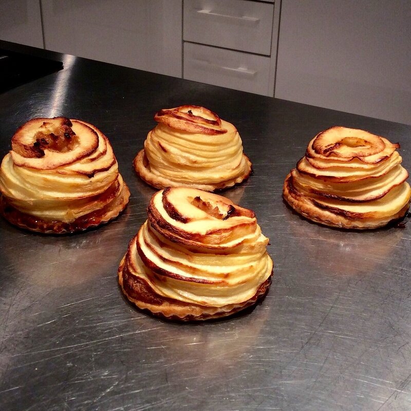 Tarlettes aux pommes inspiration Jacques Génin