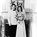 19/06/1942, Los Angeles - Mariage <b>Norma</b> <b>Jeane</b> et Jim Dougherty