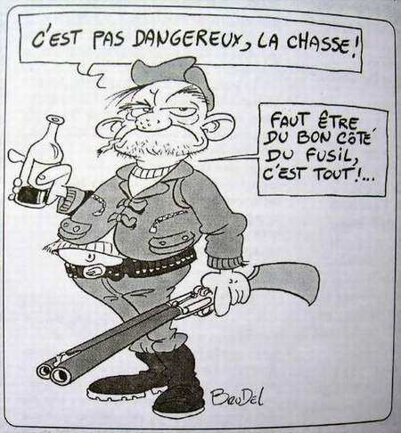 Le vrai chasseur ne tire pas pour tuer a branle dans le manche