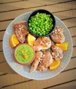 chez cathytutu cyril lignac tous en cuisine chimichurri agneau petits pois 20200526_194605