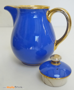 SERVICE-VILLEROY-BOCH-BLEU-OR-THEIERE-2-muluBrok-Vintage