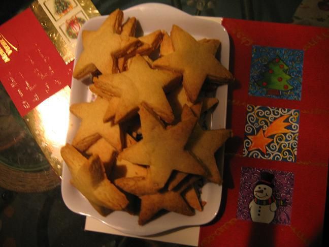 shortbread étoiles