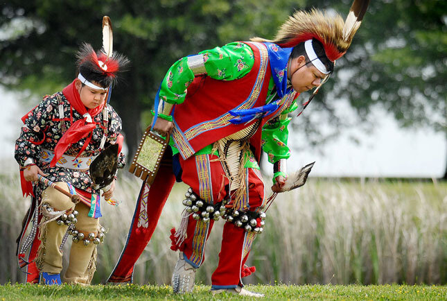 Osage dancers