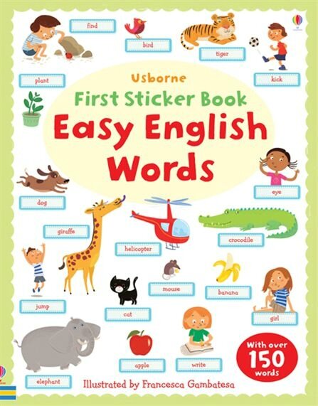 easy-english-words sticker book