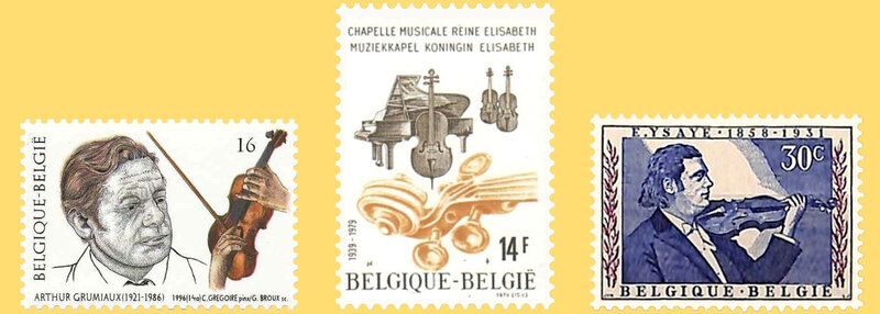 Timbres Belgique