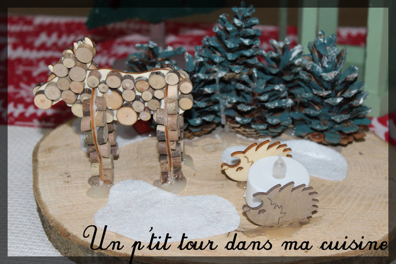 Marché de Noël centre de table