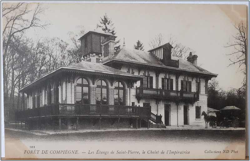 Compiègne - Etang de St Pierre - Chalet de l'Impératrice