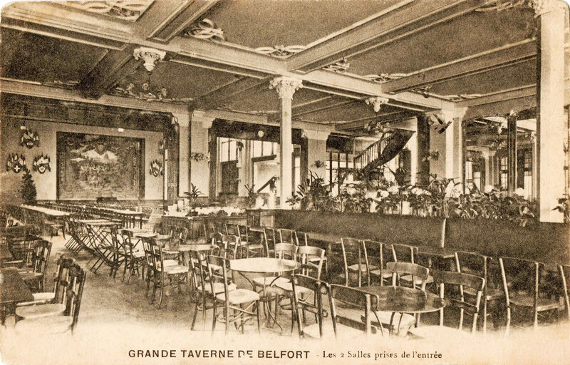 Belfort CPA Fbg France n°35 Grand Taverne 2 Salles BF
