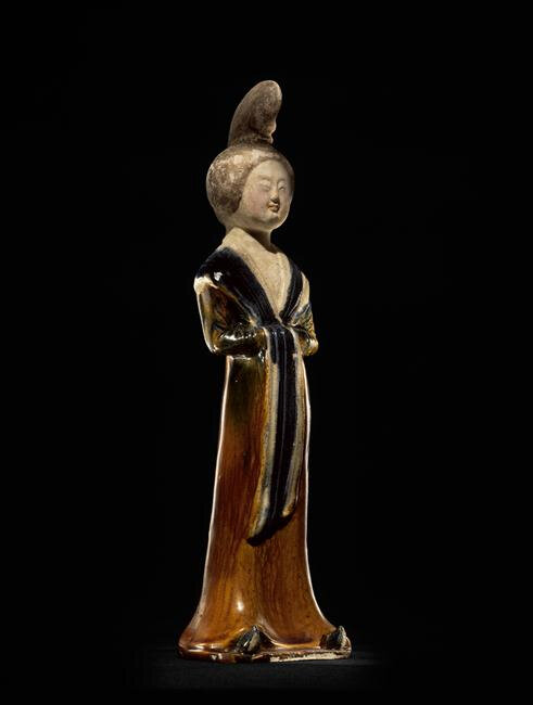 Dame de cour, 8e siècle, dynastie Tang (618-907)