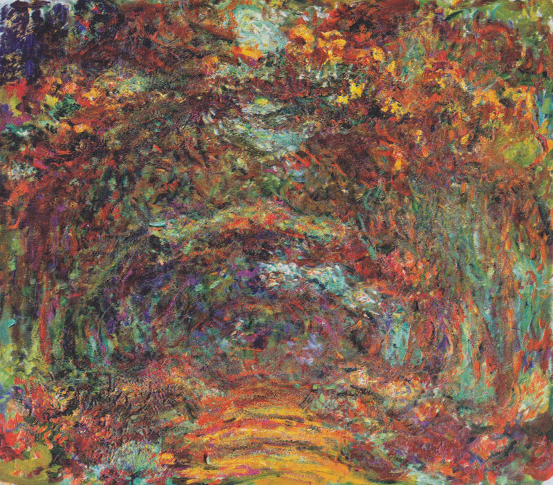 1924, Le Chemin de roses à Giverny