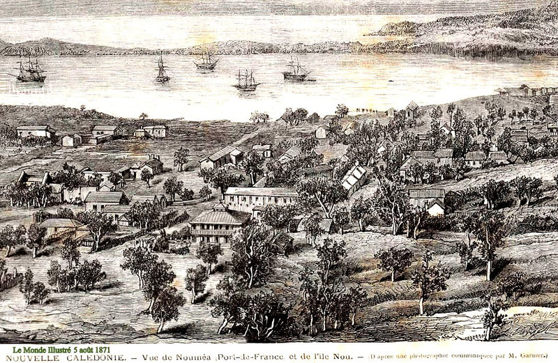 1871 5 aout le monde illustré Nouméa