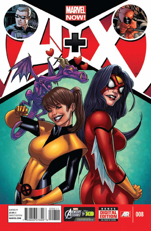 A+X 08 kitty pryde spider woman
