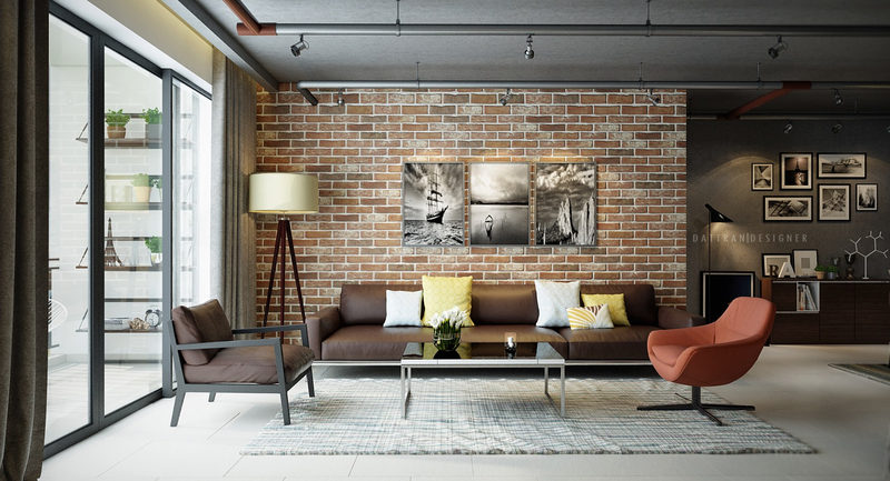 exposed-brick-living-room