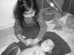 Massage fraternel entre mes enfants