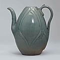 A celadon glazed ewer, <b>Goryeo</b> <b>Dynasty</b> (12th century)