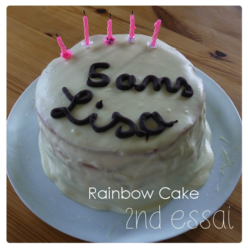 Rainbow cake 7