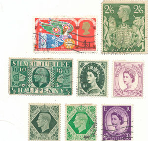 Timbre - Angleterre vintage