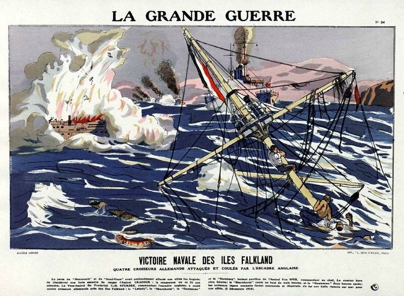 Grande guerre victoire iles Falkland