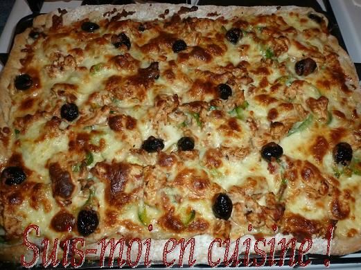 Pizza POulet Massalé 20