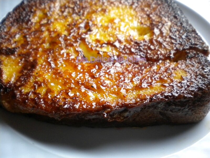 Pain perdu caramélisé à ma façon 3