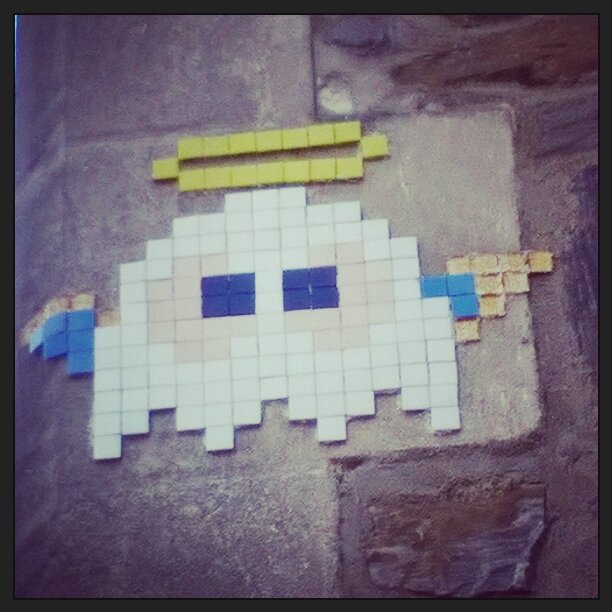 Fantôme-Pacman-Mosaïque-street-art-nantes