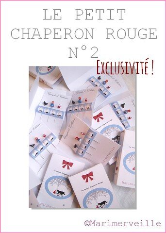 Epingles Marimerveille petit chaperon rouge N°2