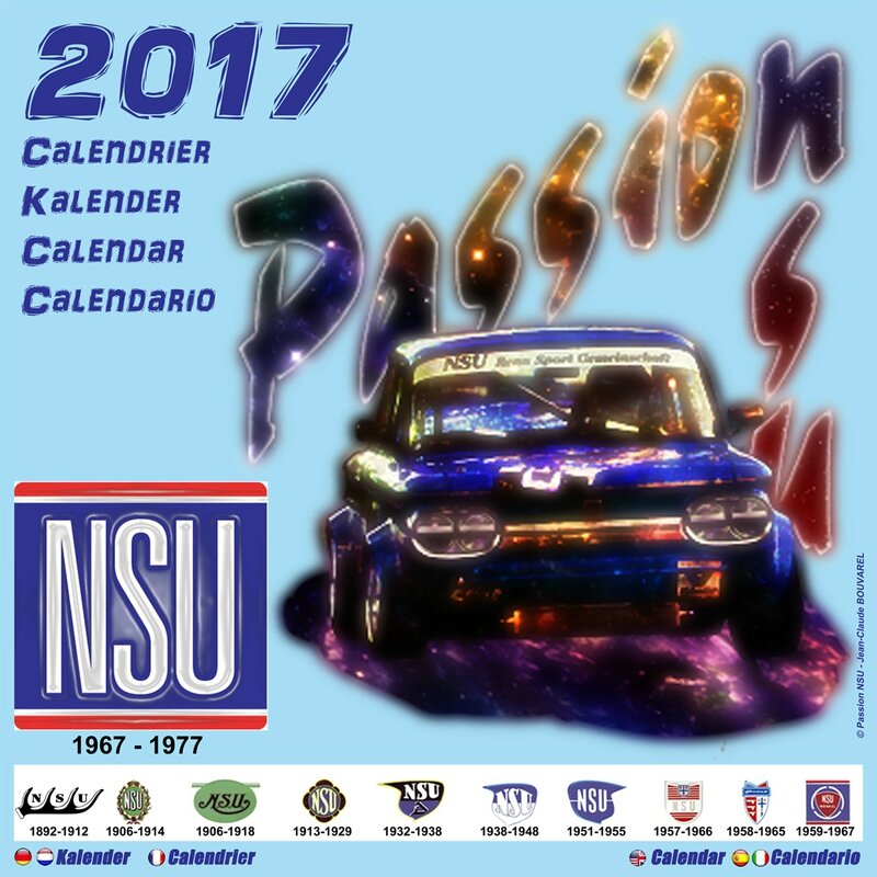 F 1 - Page 01 - 2017-CALENDRIER NSU (22 x 22 cm) Couverture