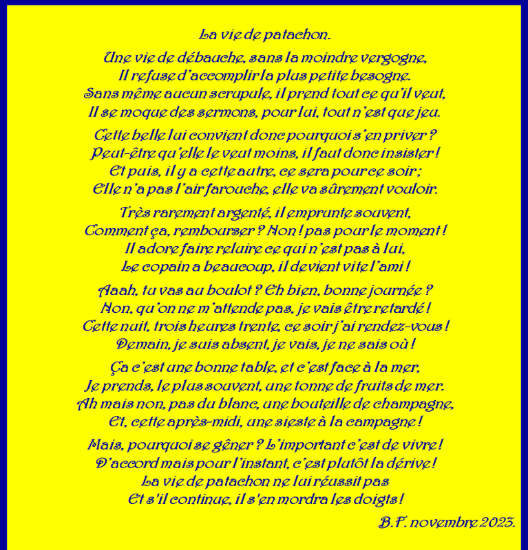 La vie de patachon p22 L3 m46