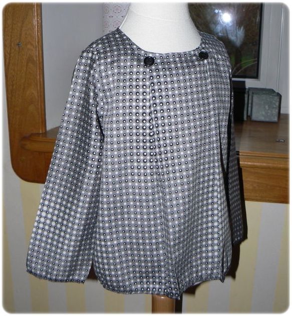 coton gris pois