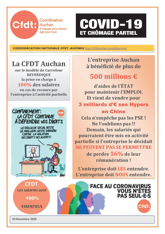 TRAME COM CFDT AUCHAN NATIONALE