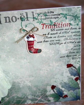 détail 1 carte pop up sapin