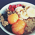 Porridge <b>Melon</b> myrtilles & fraises