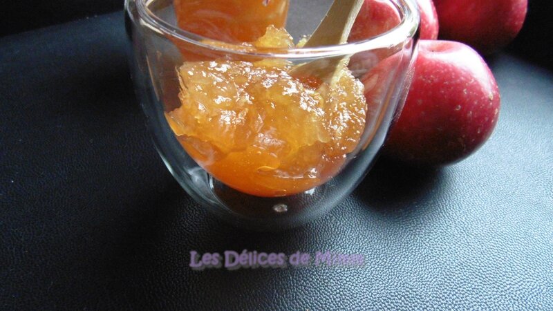Confiture de pommes au caramel 5