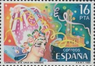 Carnaval Timbre Espagne 1984