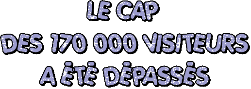 LE CAP DES 170 000 VISITEURS