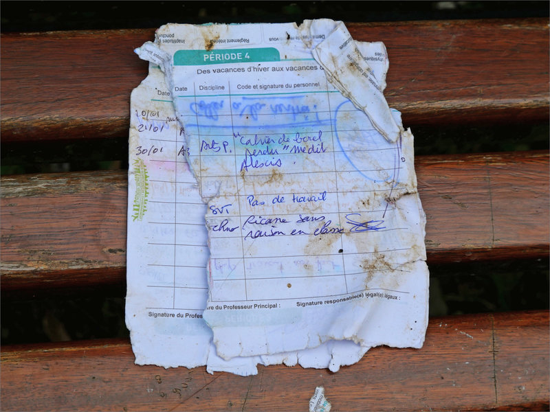 déchets carnet de notes scolaires 040723 1