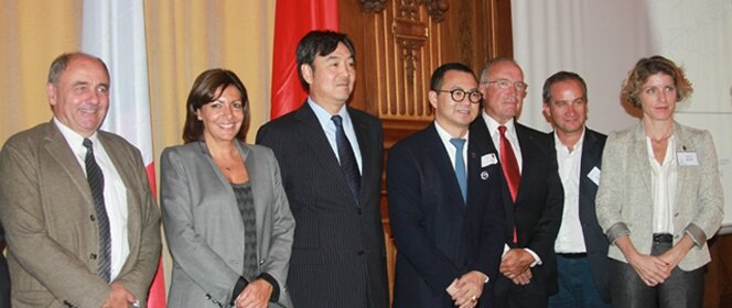 Anne Hidalgo rencontre l'ambassadeur de Chine en France.
