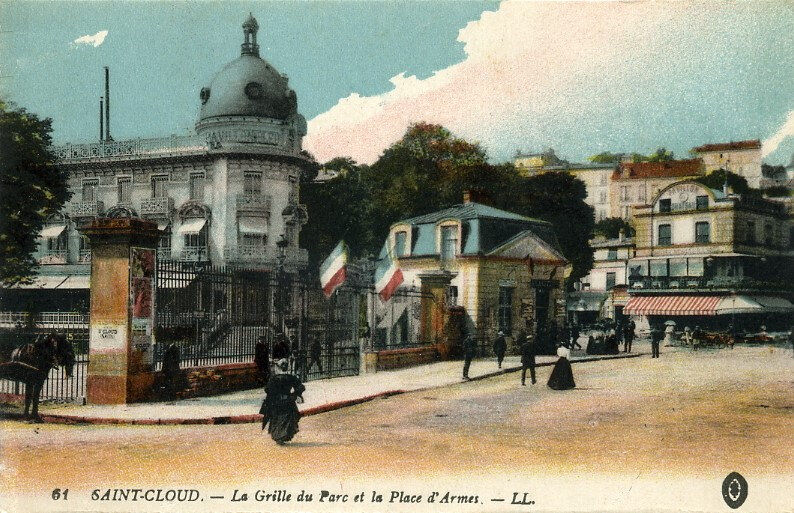 CPA Saint Cloud Place d'Armes