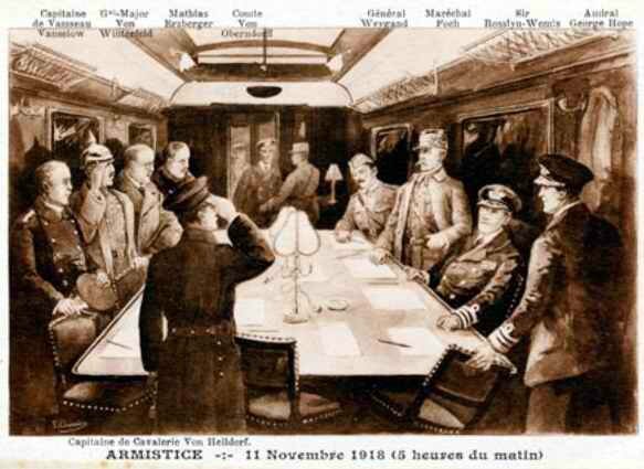 Parlementaires 11 nov 1918