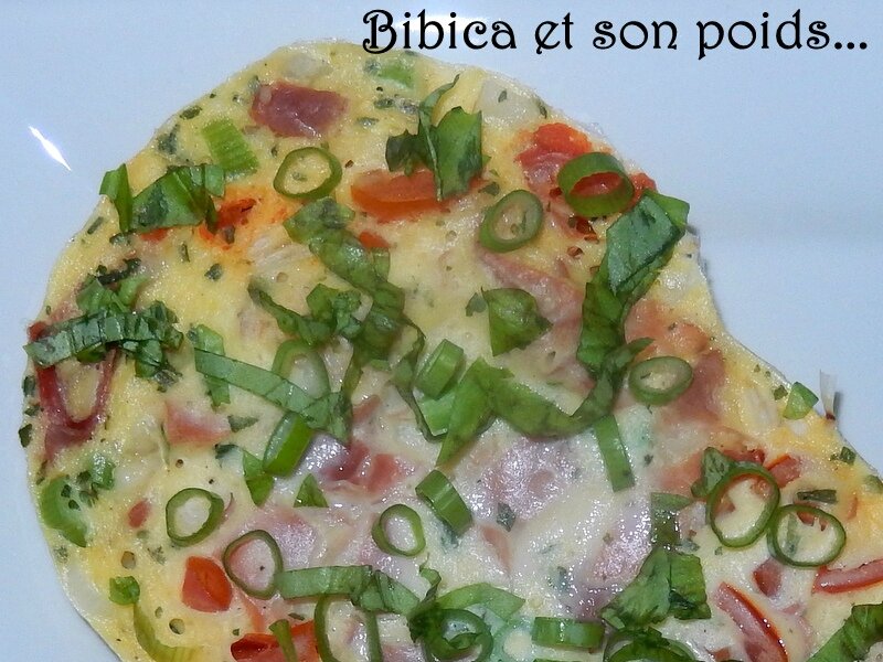 Quiche à l'italienne {Omelette Party-Cuiseur Solo de Tup} gros plan
