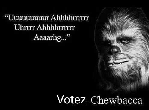 votez Chewbacca