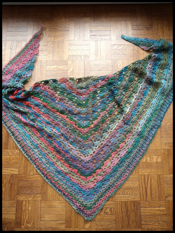Shawl dentelle couleur Cam&Drey bricolent