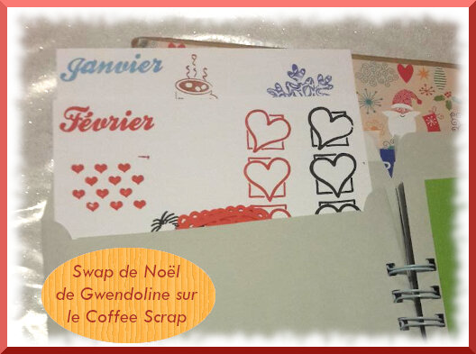 2019-66 - Swap de Noël de Gwendoline sur le Coffee Scrap - 6