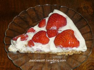 Part tarte fraises sans cuisson Blog