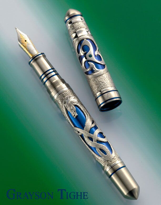 GRAYSON TIGHE Celtic Dragon Fountain Pen Diffusé par Electric Electricminds sur Pinterest Tableau Fountain Pen