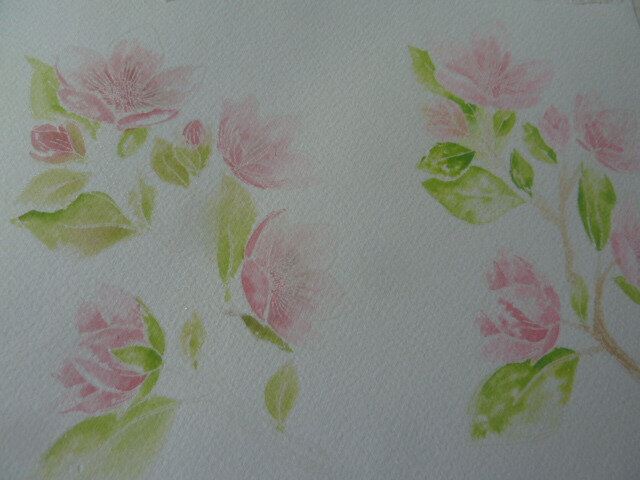 scrapayam page fleurs aquarellées (2)